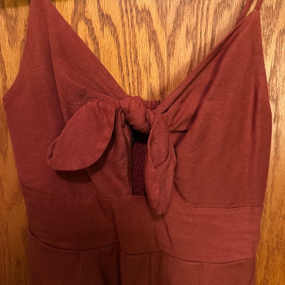 Express rust midi dress - Picture 2 of 3